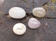 Geschliffene steine meer - geschliffene,