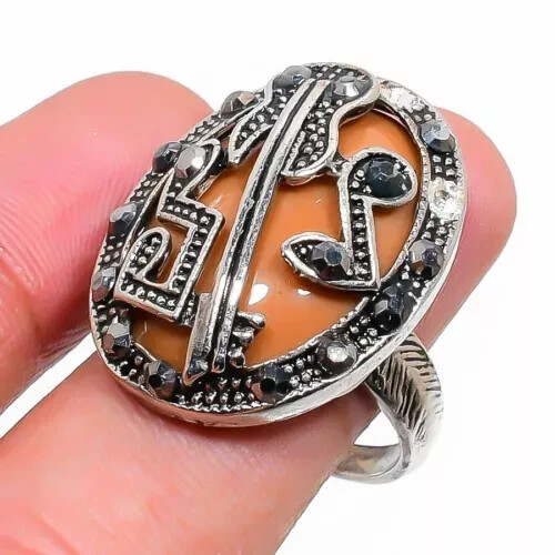 Ring orange aventurin - ring,