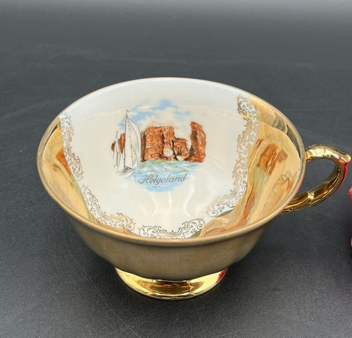 Goldene sammeltasse teetasse - goldene,