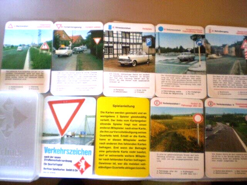 Verkehrszeichen quartett - verkehrszeichen,