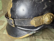 Alter feuerwehr helm - helm, lederhelm