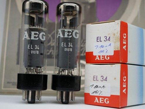 Matched pair el34 - pair, rft