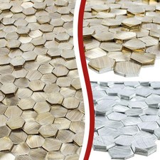 Aluminium metall mosaik - metall,