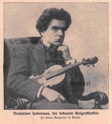 Bronislaw huberman musiker - huberman,