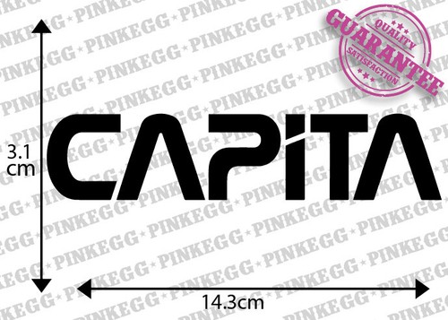 Big capita aufkleber - x2,