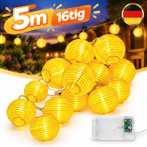 Led lampions - 5m,