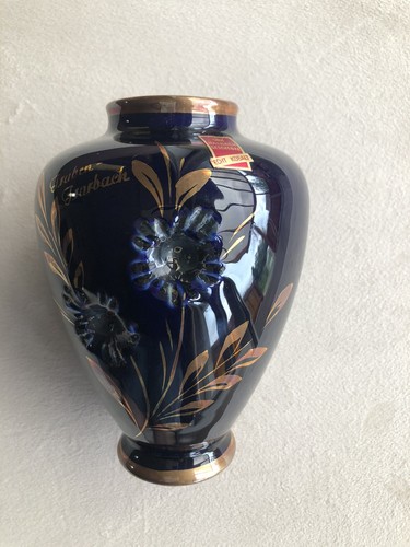 Vase echt kobalt halbach - kobalt,