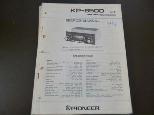 Original service manual - original,