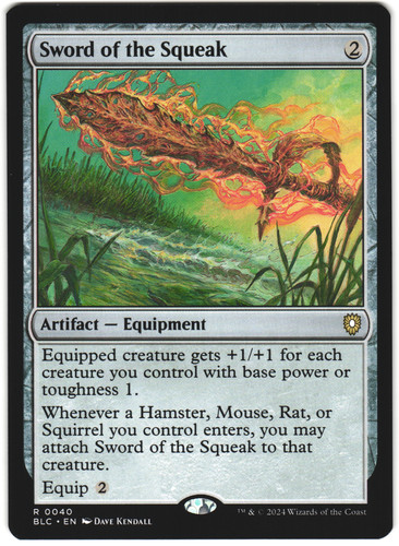 Mtg sword the squeak - squeak, |