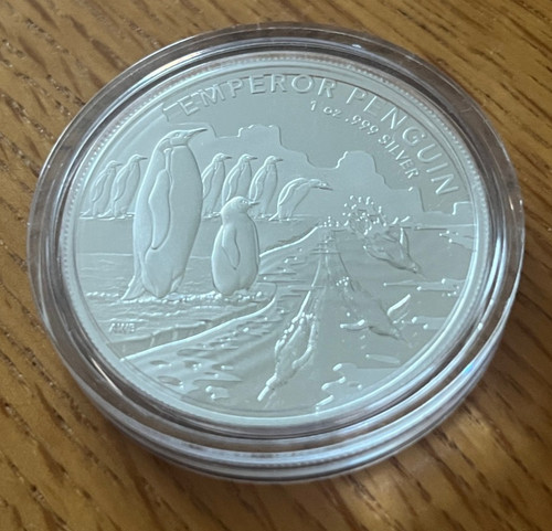 Silbermünze kaiserpinguin - silbermünze,