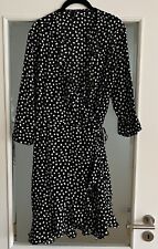 Vero Moda | HENNA DOT WRAP | Wickelkleid | 42 | black/snowwhite dots
