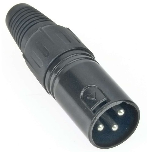 Pol xlr stecker schwarz - 3-pol, 3
