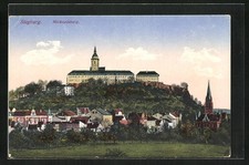 Ansichtskarte Siegburg, Blick zur Abtei auf dem Michaelsberg 