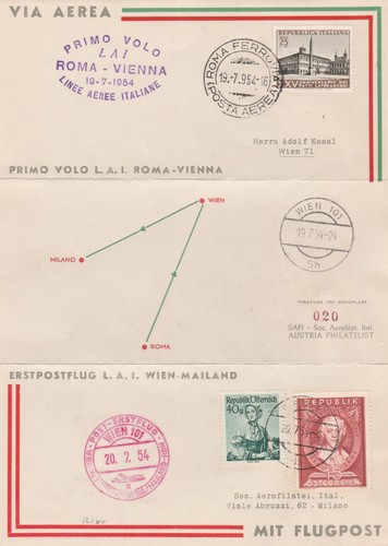 Erstpostflug i - l.,