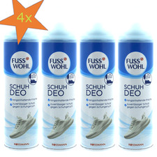 4x FUSSWOHL Schuhdeo Spray
