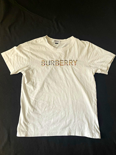 Burberry jungen shirt weiß - jungen, t-shirt