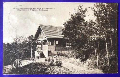 Ansichtskarte naturfreundehaus - ansichtskarte,