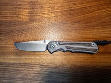 Chris Reeve (CRK) Large Inkosi Micarta Canvas Natural / Tanto