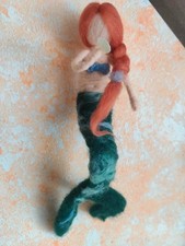 Waldorf Merino Wolle Filz Fee Nixe Meerjungfrau Arielle Geschenkidee