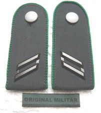 Schulterklappen HEMD Obergefreiter Dienstgrad Rang Abzeichen Infanterie Truppe #