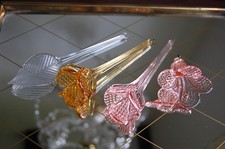 Muranoglas Blüte Blume Blatt für Kronleuchter Lüster Chandelier