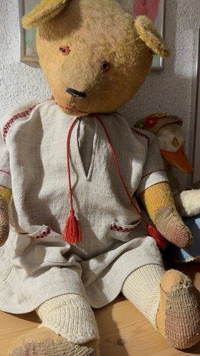 Großer alter teddybär - alter,
