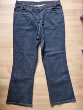 Mia Linea Damen Jeans Gr. 48 Dunkel Braun, Baumwolle
