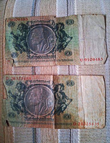 Konvolut reichsbanknoten - konvolut,
