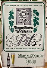 Blechschild Augustiner Bräu