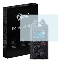 Bruni 2x Folie für Tascam DR-40X Schutzfolie Displayschutzfolie