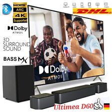 ULTIMEA Poseidon D60 Soundbar Dolby Atmos 5.1 3D Surround BassMX Bass Subwoofer,
