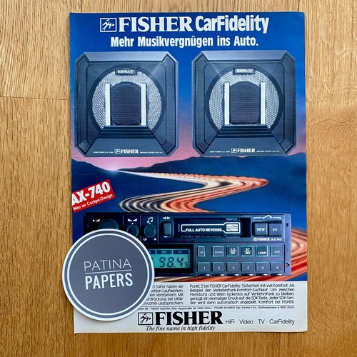 1986 fisher carfidelity - 1986,