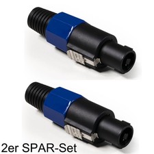 2er Set PA-Speaker Stecker