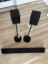 Teufel Cinebar Lux 2.1 Soundbar Schwarz Inkl. Rear Lautsprecher Top Zustand