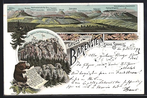 Lithographie weißig sächs - weißig, /