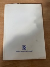 Pressemappe Leyland IAA 1977 /