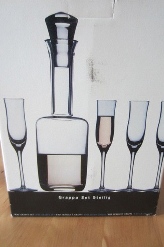 Wmf glas grappa set teilig - glas,