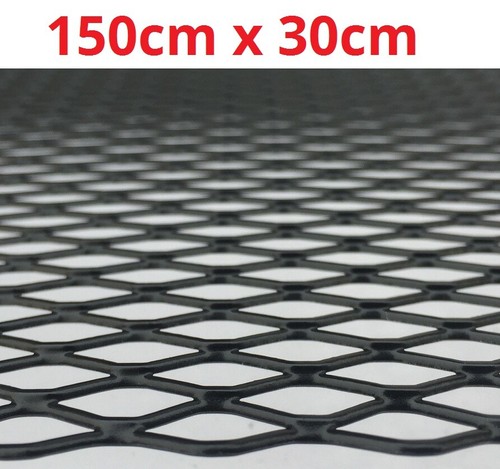 Alu renngitter schwarz - schwarz, 150x30