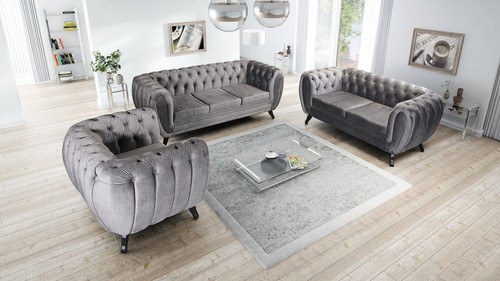 Edles chesterfield sofa set - edles,