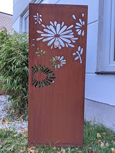 Edelrost garten sichtschutz - edelrost,