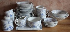 Kaffee Geschirr  Friesisch Blau Warnecke  komplett   6 Pers. Ostfriesland