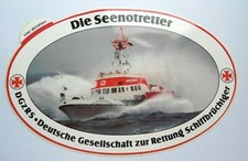 Werbe-Aufkleber DGzRS Seenotrettungskreuzer Eiswette 20 m Klasse Nordstrand