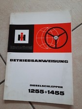 Betriebsanleitung IHC 1255 + 1455 von 7/1979 guter Zustand 64 Seiten
