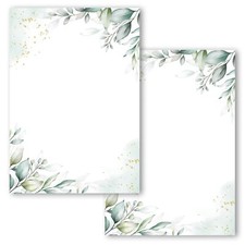 20 x Blanko Karten mit Muster