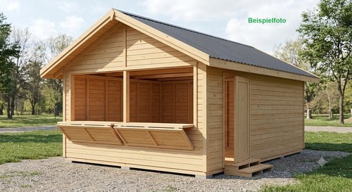 Holz verkaufshütte 5 m - holz-verkaufshütte,