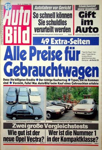Auto bild 1988 - 5), peugeot