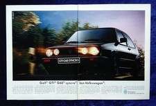 VW Golf 2 GTI G60 Syncro, originale Werbung aus 1991