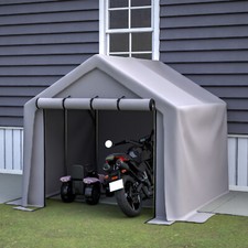 Geräteschuppen Gerätehaus Unterstand Motorrad Fahrradgarage Geräteschuppen