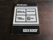 Suzuki GSX600F 1989 Manuel
