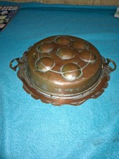 Scneckenpfanne Kupfer antik Eierpfanne